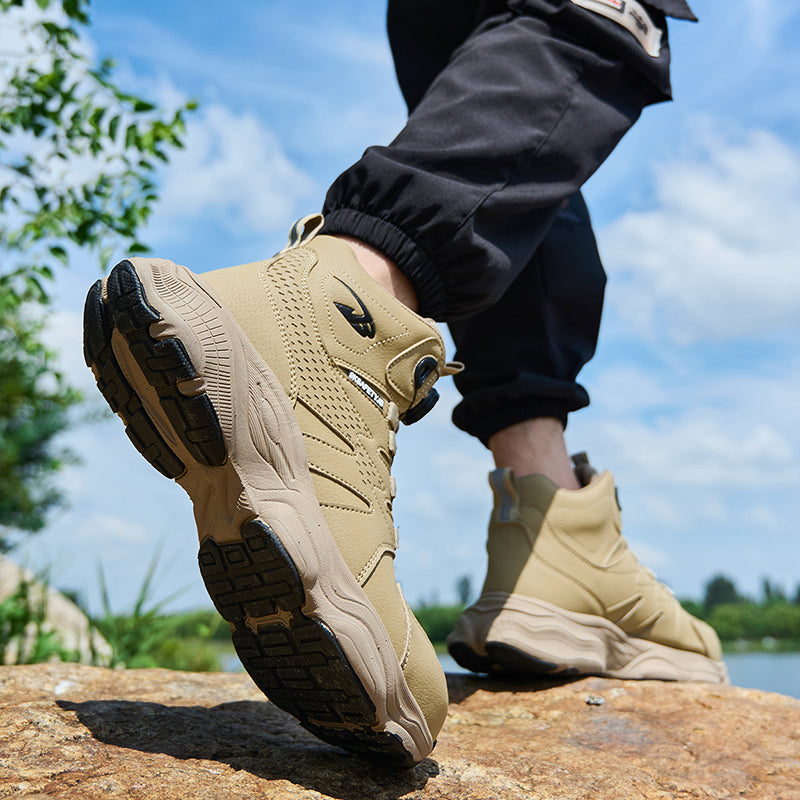 Wildking Herren Sicherheitsstiefel mit Drehverschluss – Stahlkappe & Durchtrittschutz R052