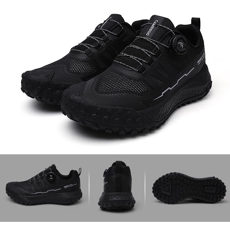 Wildking Herren Sneakers mit Drehverschluss und Elastik-Band D3014