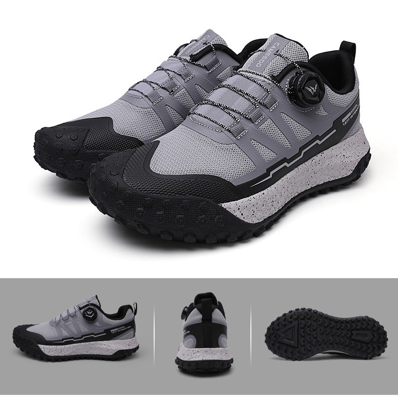 Wildking Herren Sneakers mit Drehverschluss und Elastik-Band D3014