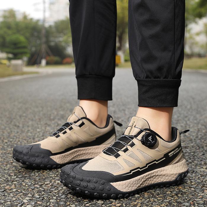 Wildking Herren Sneakers mit Drehverschluss und Elastik-Band D3014