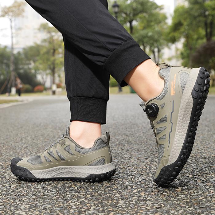 Wildking Herren Sneakers mit Drehverschluss und Elastik-Band D3014