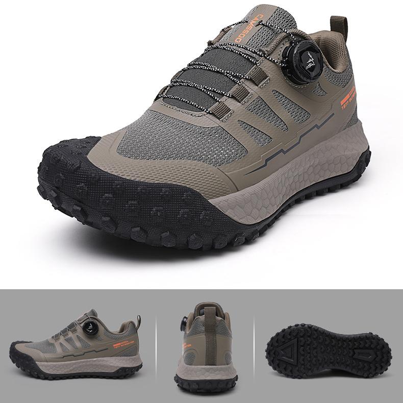 Wildking Herren Sneakers mit Drehverschluss und Elastik-Band D3014