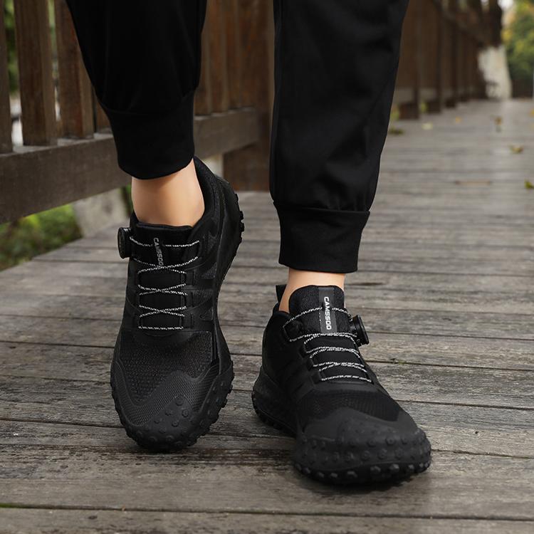 Wildking Herren Sneakers mit Drehverschluss und Elastik-Band D3014