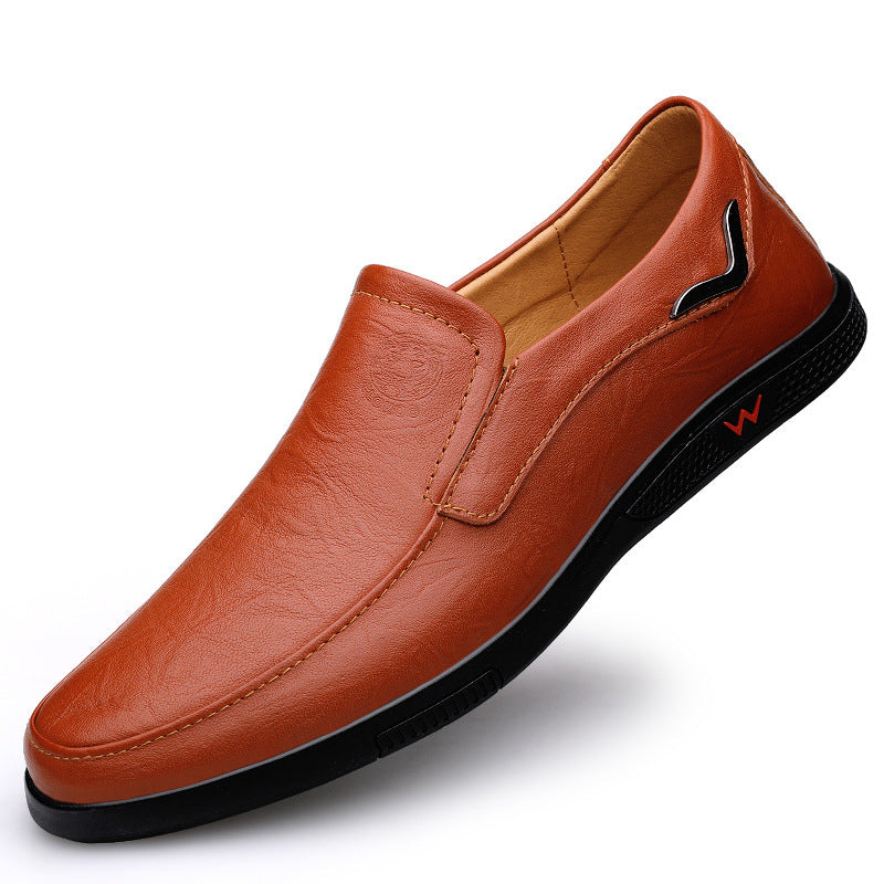 Wildking Herren Leder Business Casual Slip-On Loafers 7.0