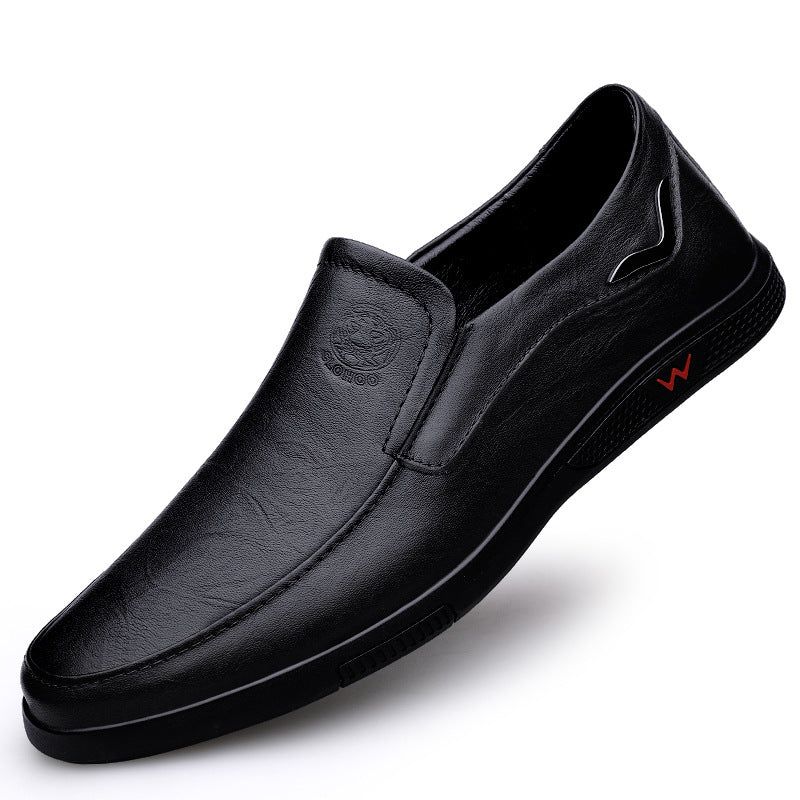 Wildking Herren Leder Business Casual Slip-On Loafers 7.0