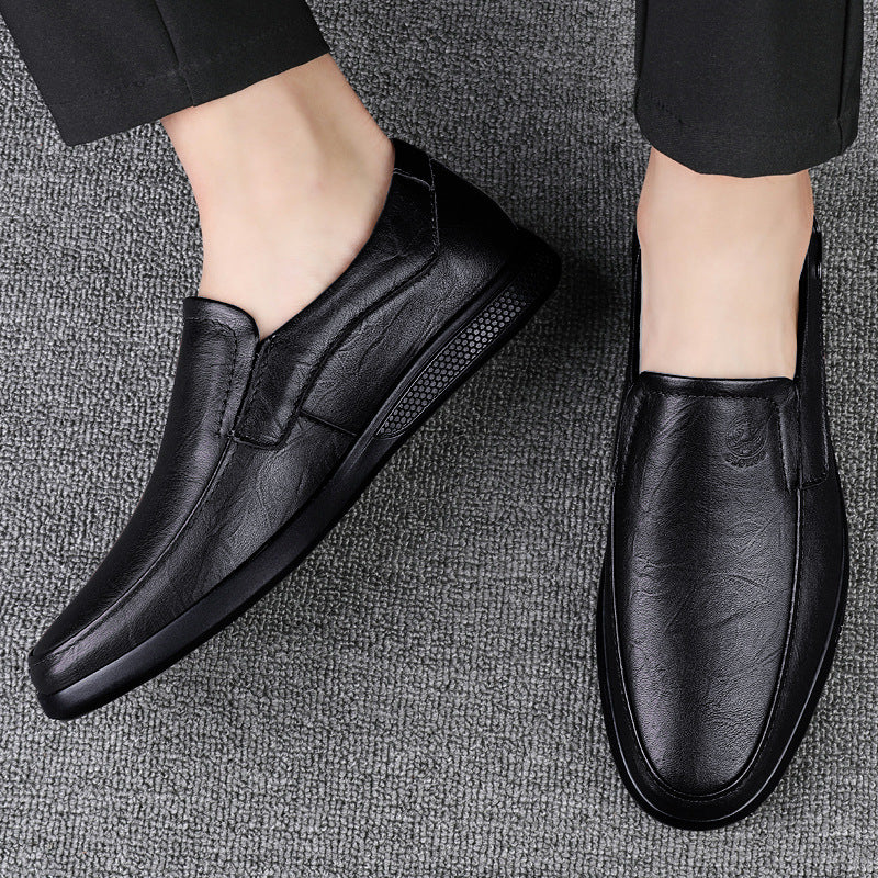 Wildking Herren Leder Business Casual Slip-On Loafers 7.0