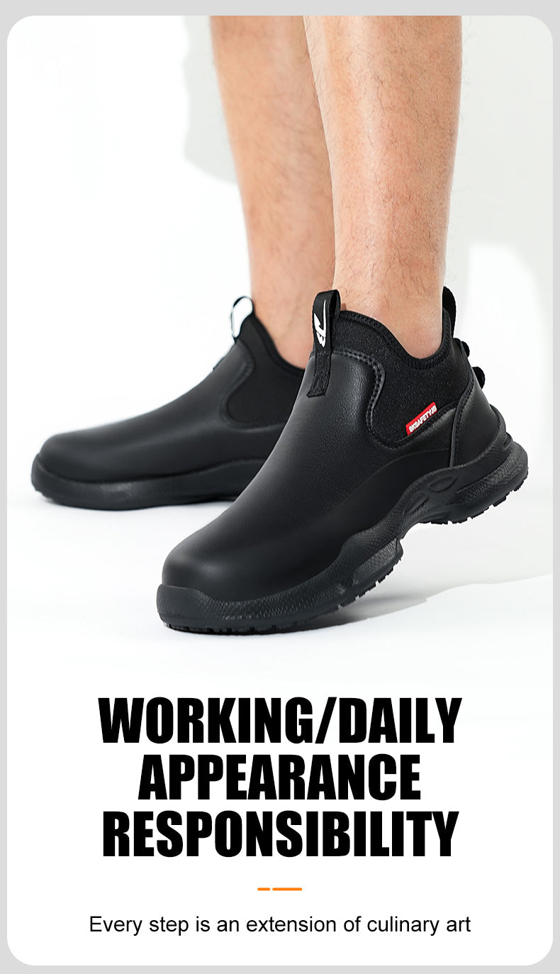 Wildking Herren Kochschuhe – Leichte rutschfeste Arbeitsschuhe für Küche & Gastronomie R053