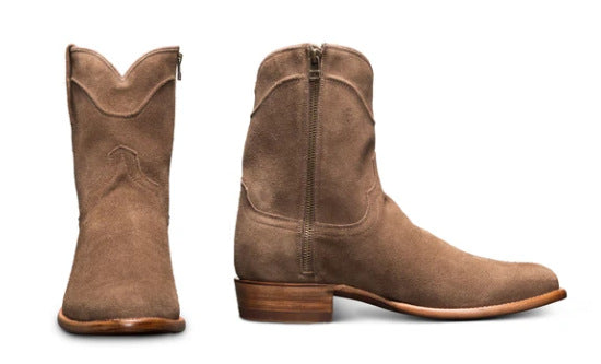 Wildking Herren Retro-Stiefeletten mit mittlerem Keilabsatz, spitzer Zehenpartie und matter Oberfläche