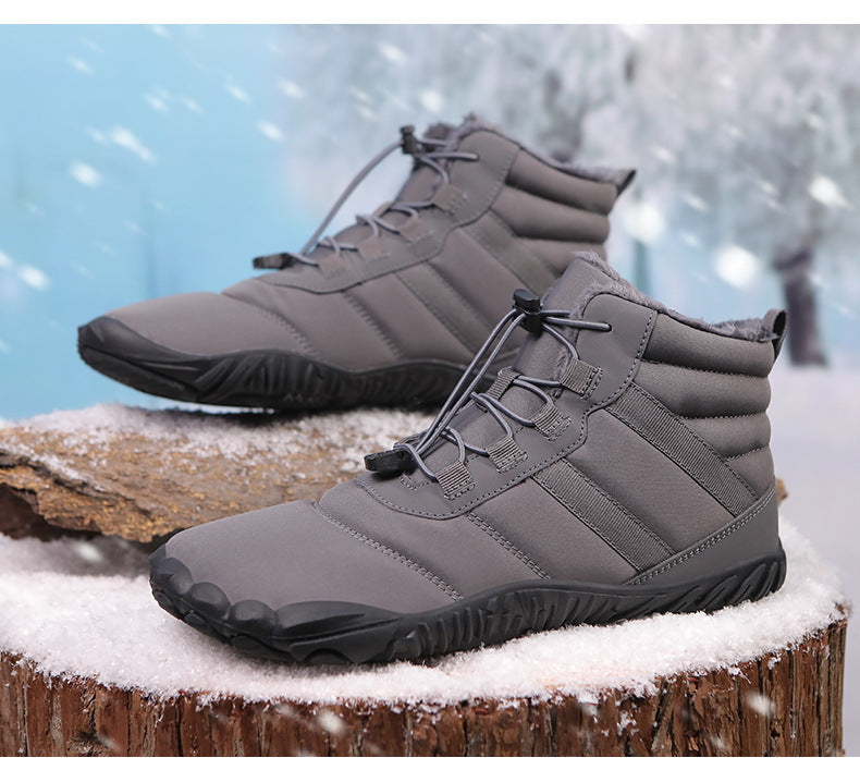 Wildking Herren Mid-Top Gefütterte Barfuß-Schneestiefel A65