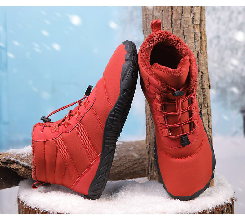 Wildking Herren Mid-Top Gefütterte Barfuß-Schneestiefel A65