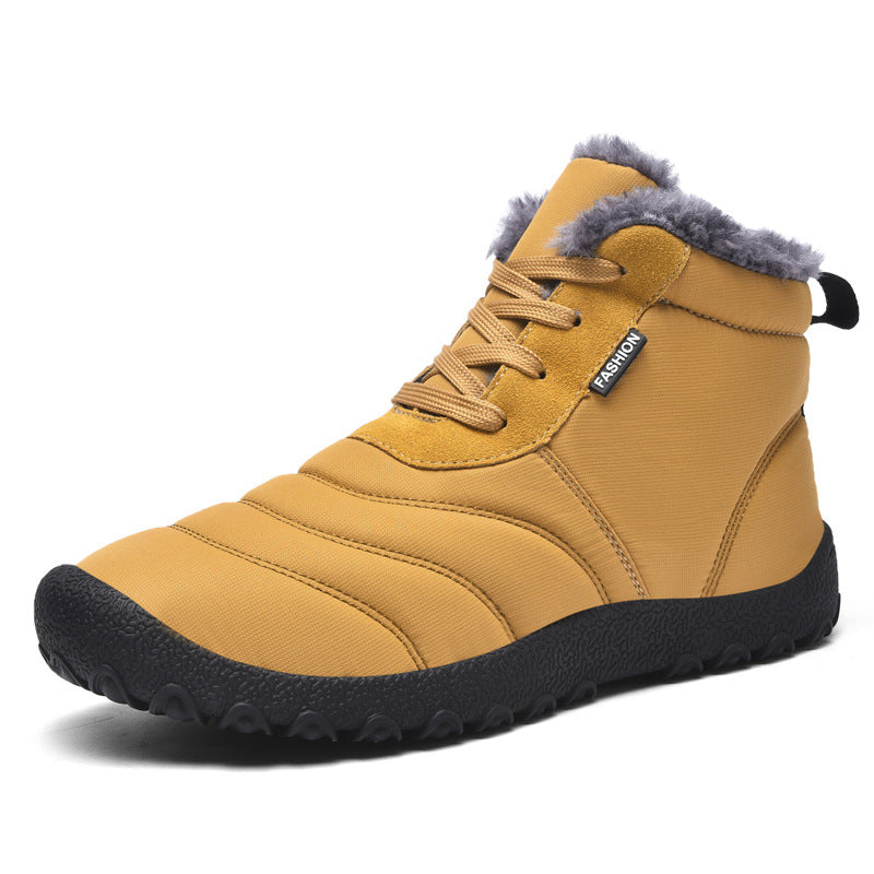 Wildking Herren Mid-Top Barfuß-Schneestiefel – Gefüttert, Warm & Rutschfest C4011
