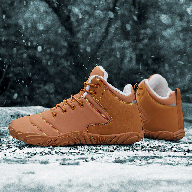 Wildking Herren Mid-Top Gefütterte Rutschfeste Barfuß-Schneestiefel K03