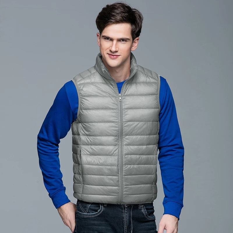Wildking Herren Leichte Steppweste zum Verstauen – Puffer-Style Q3019
