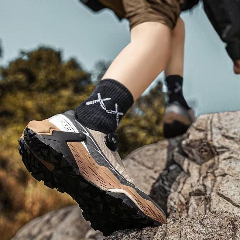 Wildking Herren Wanderschuhe mit Automatik-Schnalle A5003