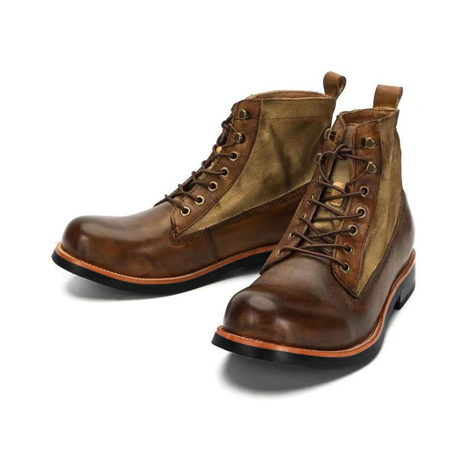 WildKing Herren Chukka Boots 6079 – Retro Leder