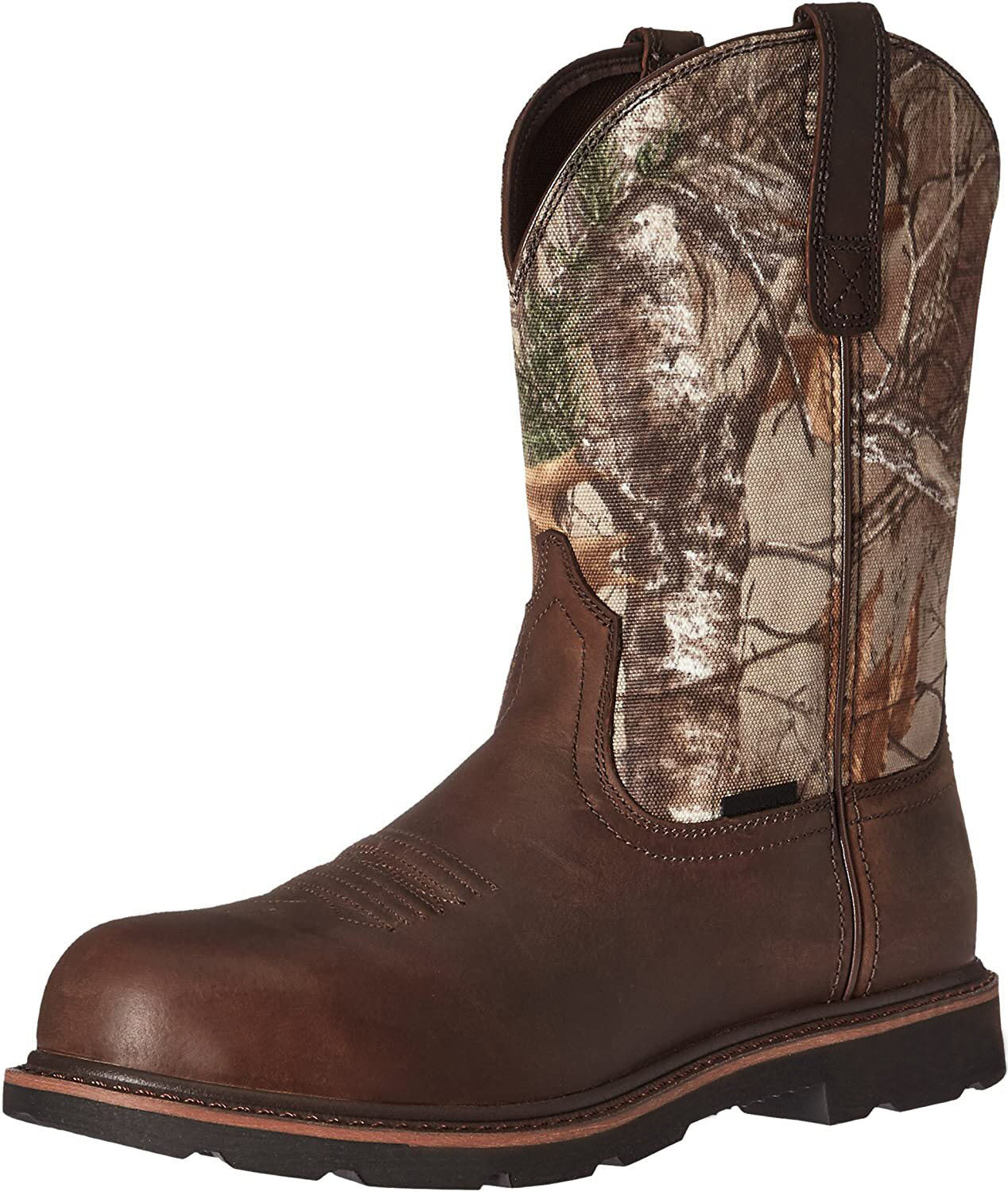 Wildking Herren Retro Cowboy Boots 6091 – Besticktes Baum-Motiv