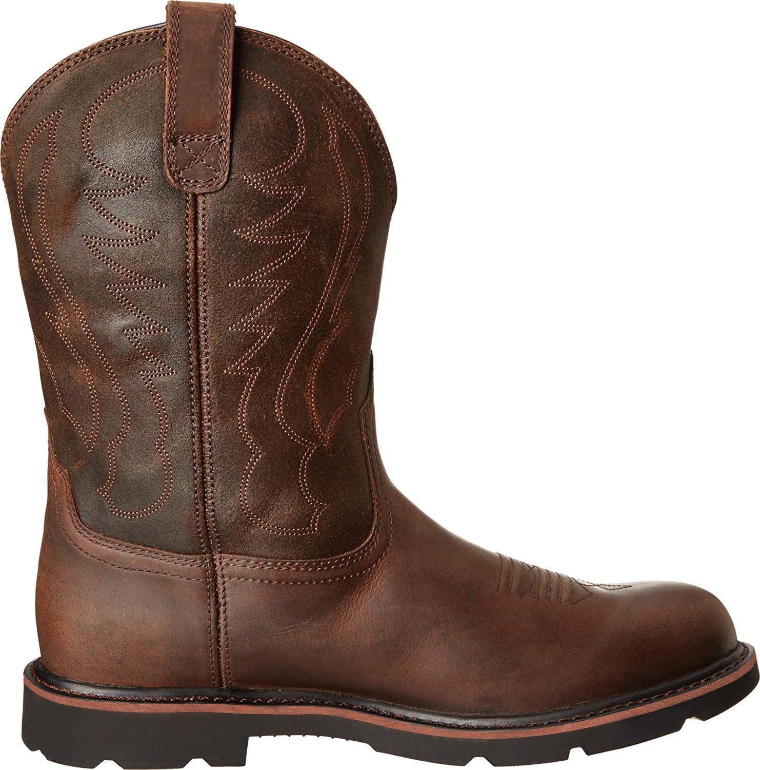 Wildking Herren Retro Cowboy Boots 6091 – Besticktes Baum-Motiv