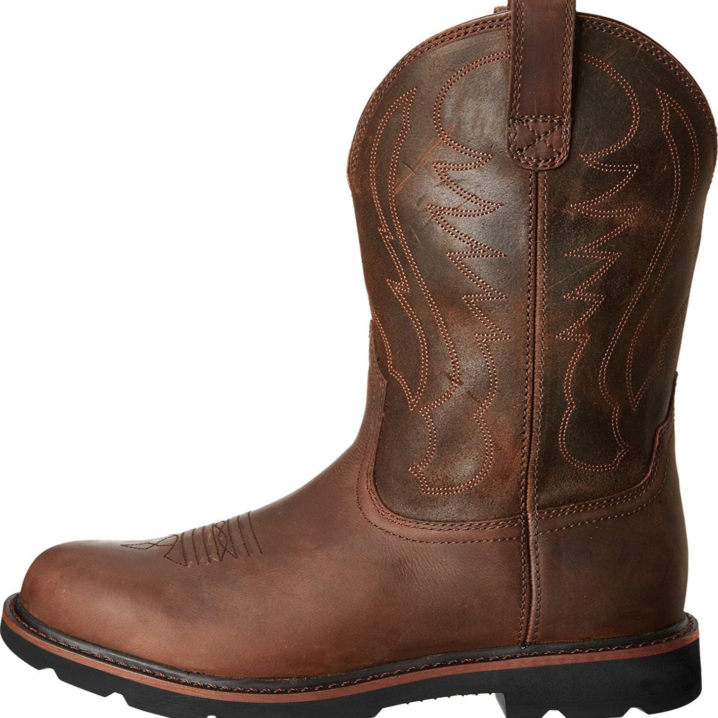 Wildking Herren Retro Cowboy Boots 6091 – Besticktes Baum-Motiv