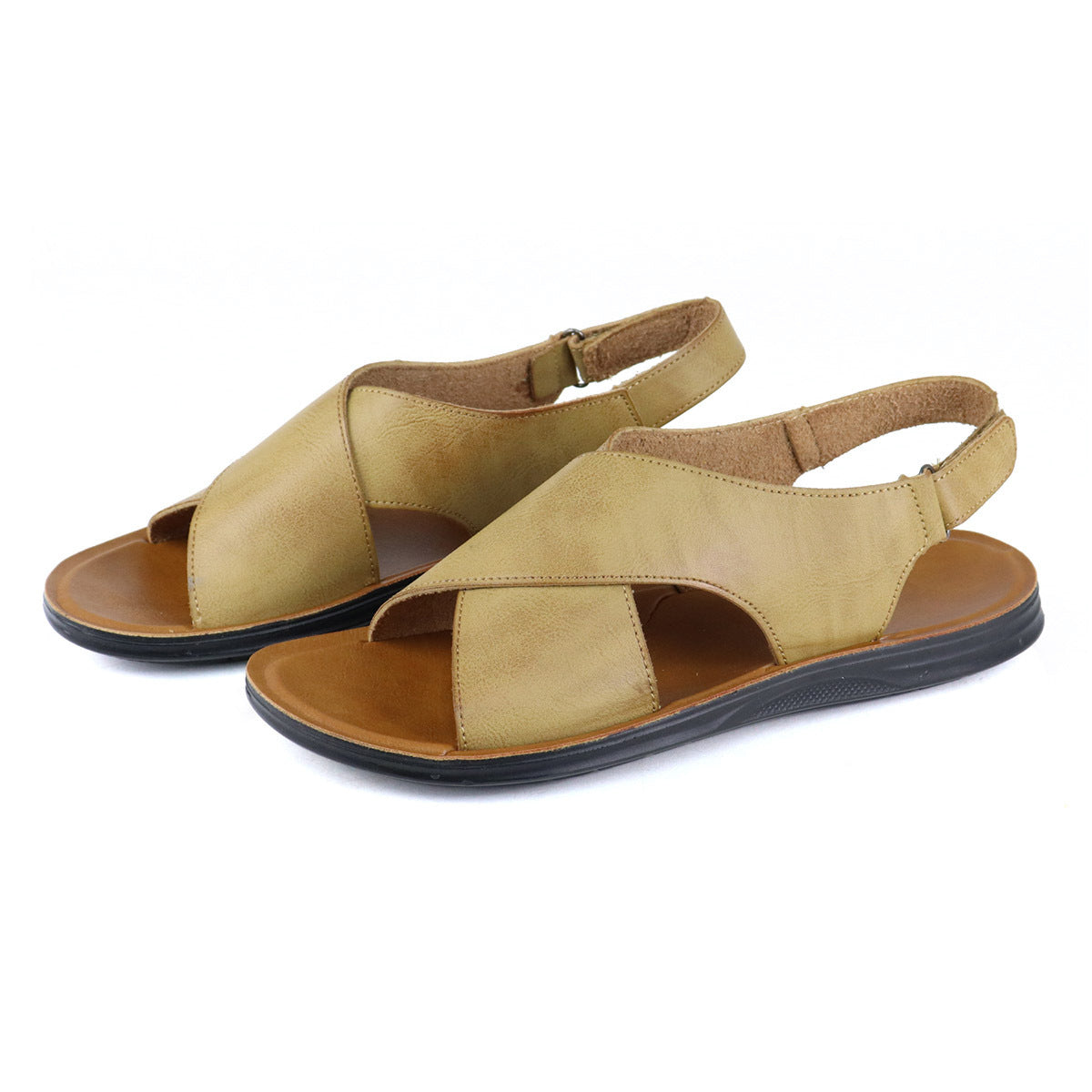 Wildking Herren Römisch inspirierte Sandalen mit weicher Sohle und atmungsaktivem Design 2407