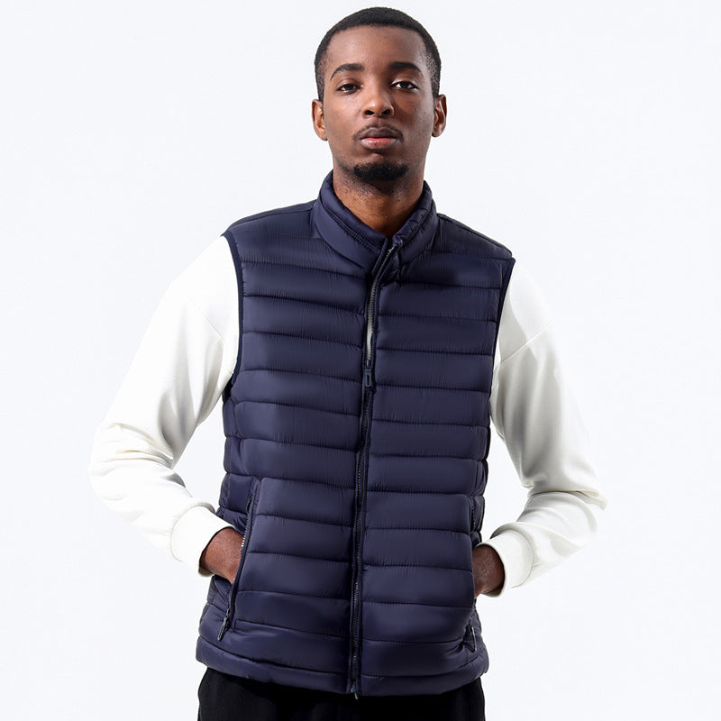 Wildking Herren Slim Fit Thermoweste mit Stehkragen Q3018