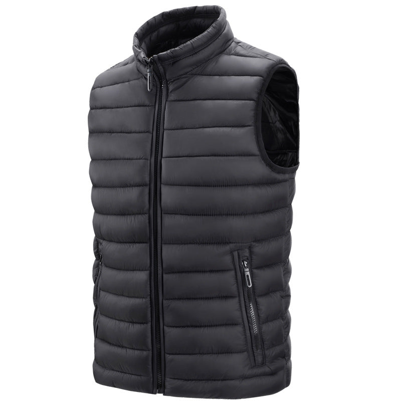 Wildking Herren Slim Fit Thermoweste mit Stehkragen Q3013