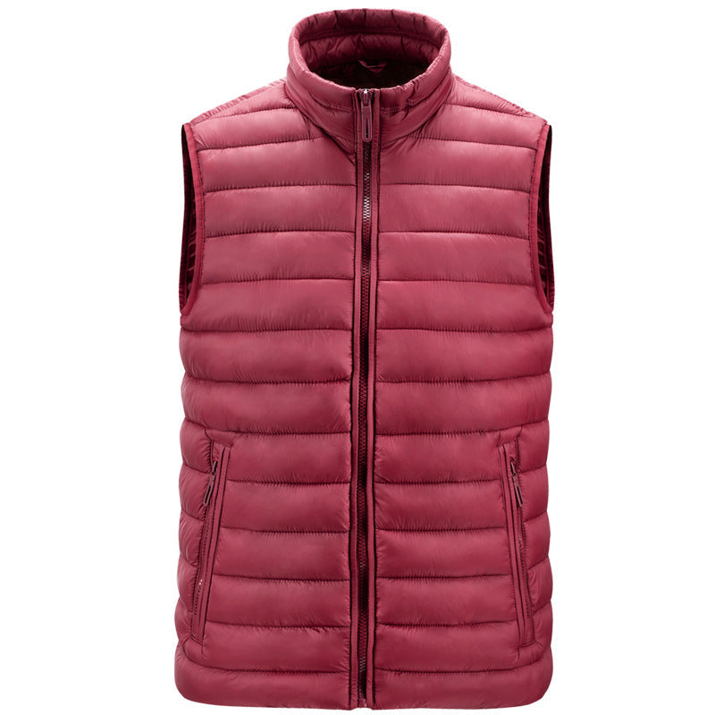 Wildking Herren Slim Fit Thermoweste mit Stehkragen Q3013
