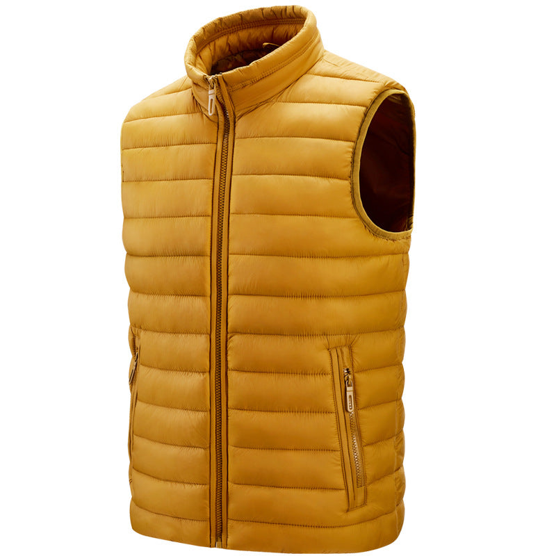 Wildking Herren Slim Fit Thermoweste mit Stehkragen Q3013