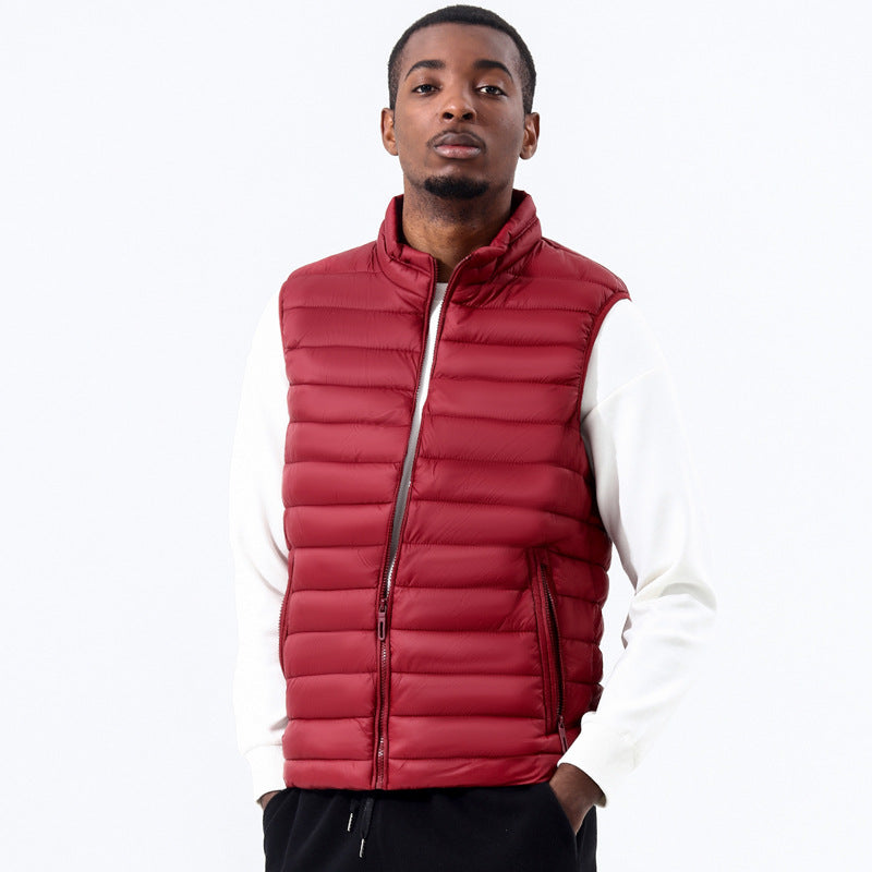 Wildking Herren Slim Fit Thermoweste mit Stehkragen Q3018