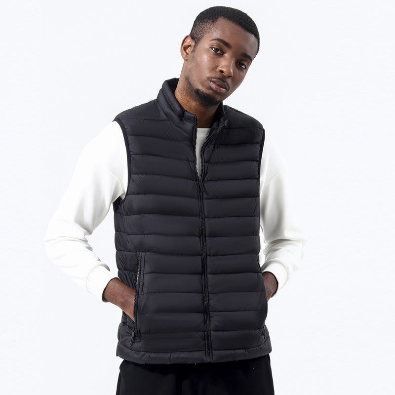 Wildking Herren Slim Fit Thermoweste mit Stehkragen Q3018