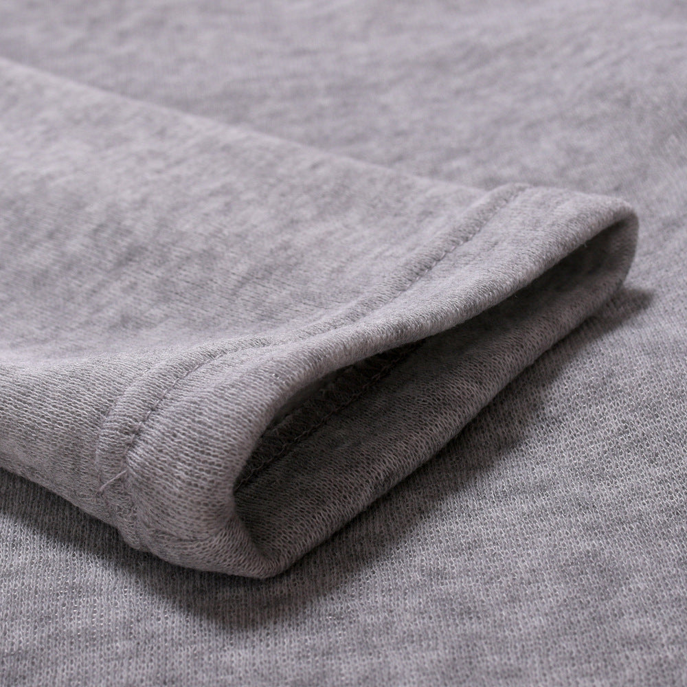 WildKing Herren Langarm-T-Shirt T25 – Solide Farbe, Rollkragen-Design, Bequem & Casual