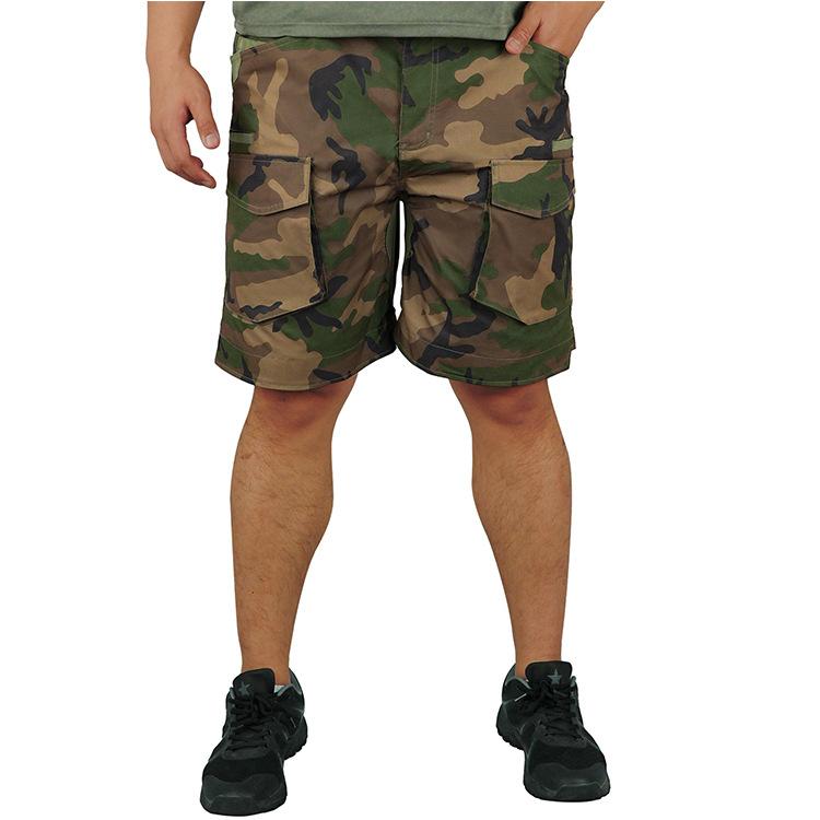 Wildking Herren Taktische Camo Schnelltrocknende, Atmungsaktive Multi-Taschen Cargoshorts