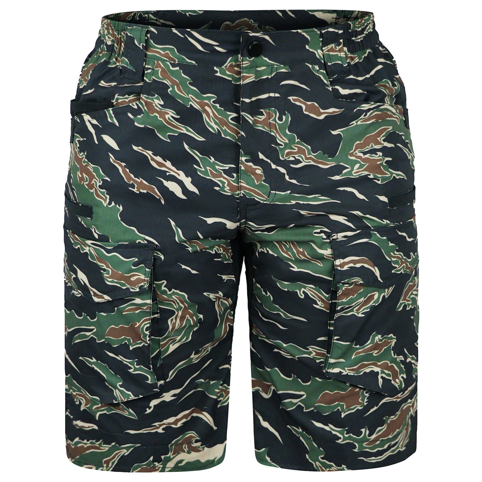 Wildking Herren Taktische Camo Schnelltrocknende, Atmungsaktive Multi-Taschen Cargoshorts