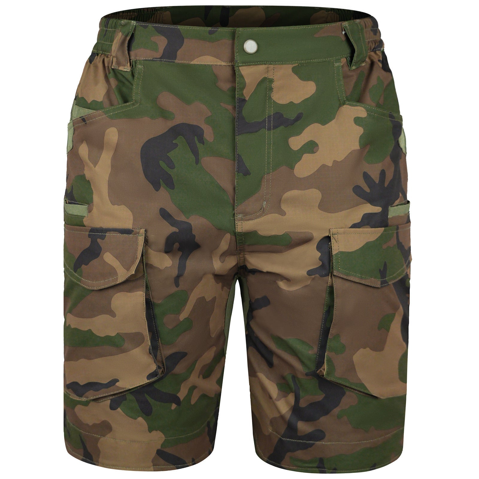 Wildking Herren Taktische Camo Schnelltrocknende, Atmungsaktive Multi-Taschen Cargoshorts