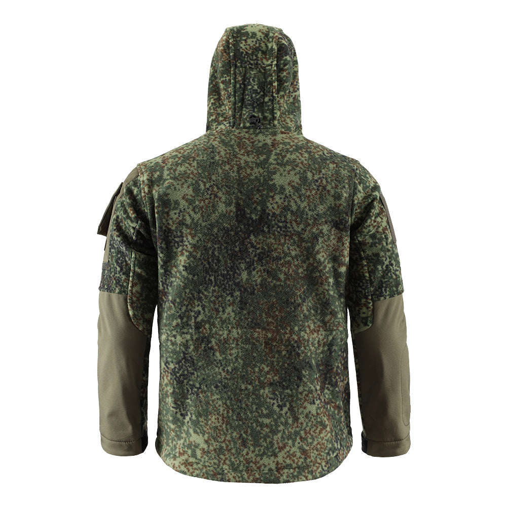 WildKing Herren Thermo-Fleecejacke mit Stauraum – Camouflage, Warm und Atmungsaktiv Q4537
