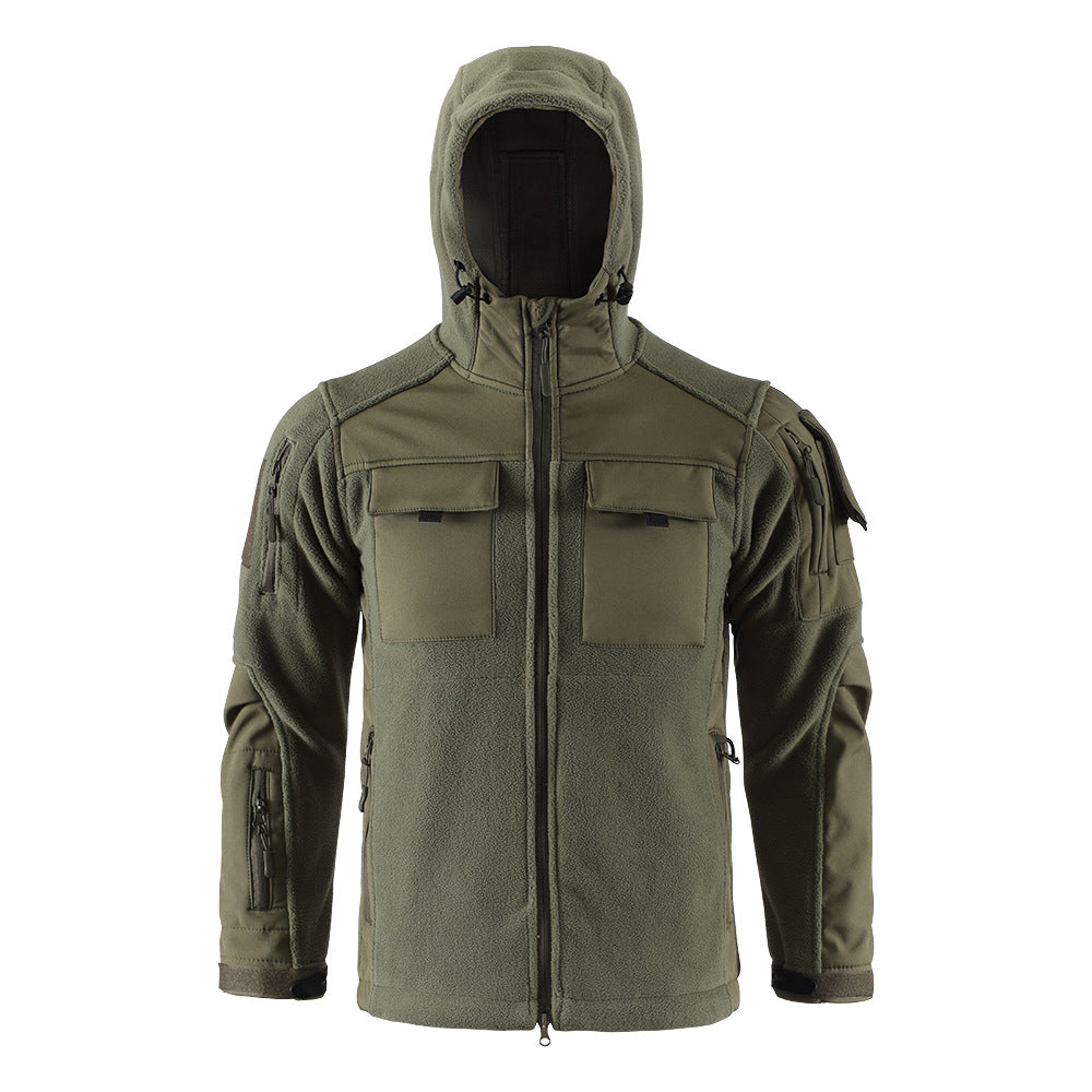 WildKing Herren Thermo-Fleecejacke mit Stauraum, Warm und Atmungsaktiv Q4536