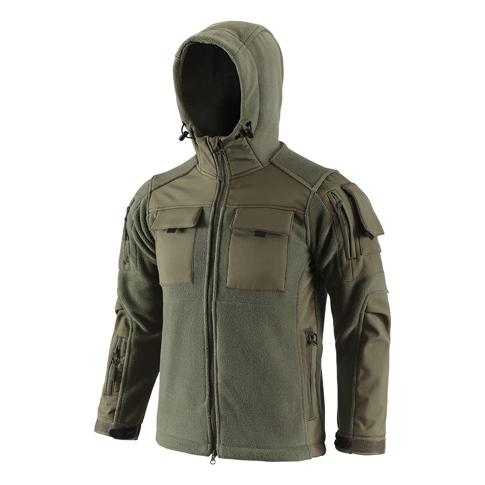 WildKing Herren Thermo-Fleecejacke mit Stauraum, Warm und Atmungsaktiv Q4536