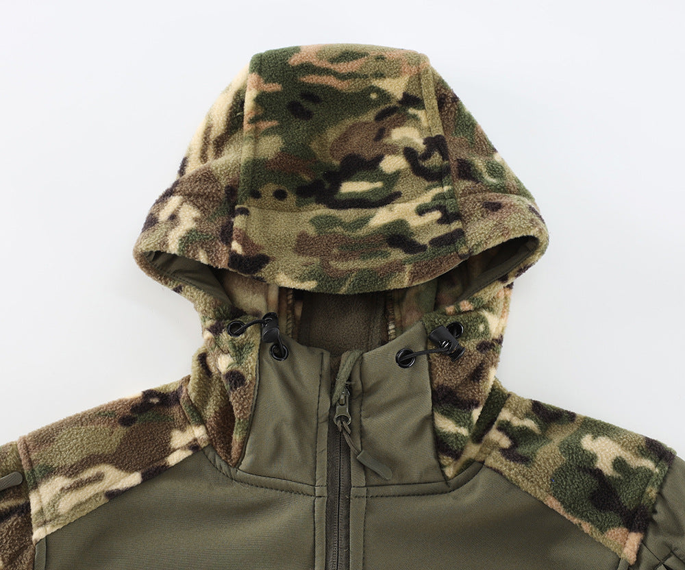 WildKing Herren Thermo-Fleecejacke mit Stauraum – Camouflage, Warm und Atmungsaktiv Q4537