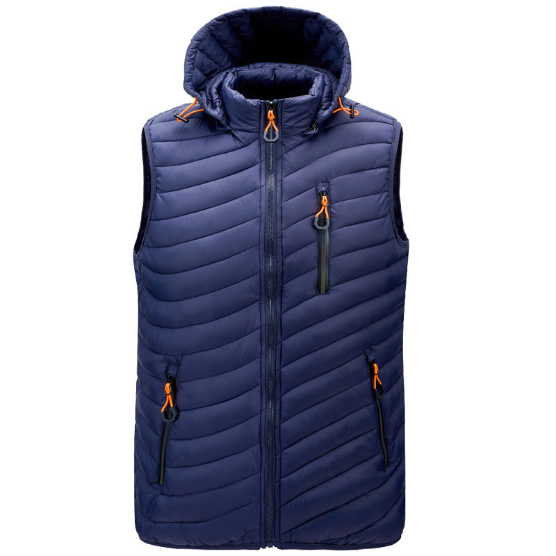 Wildking Herren Ultraleichte Thermo-Daunenweste Q3016
