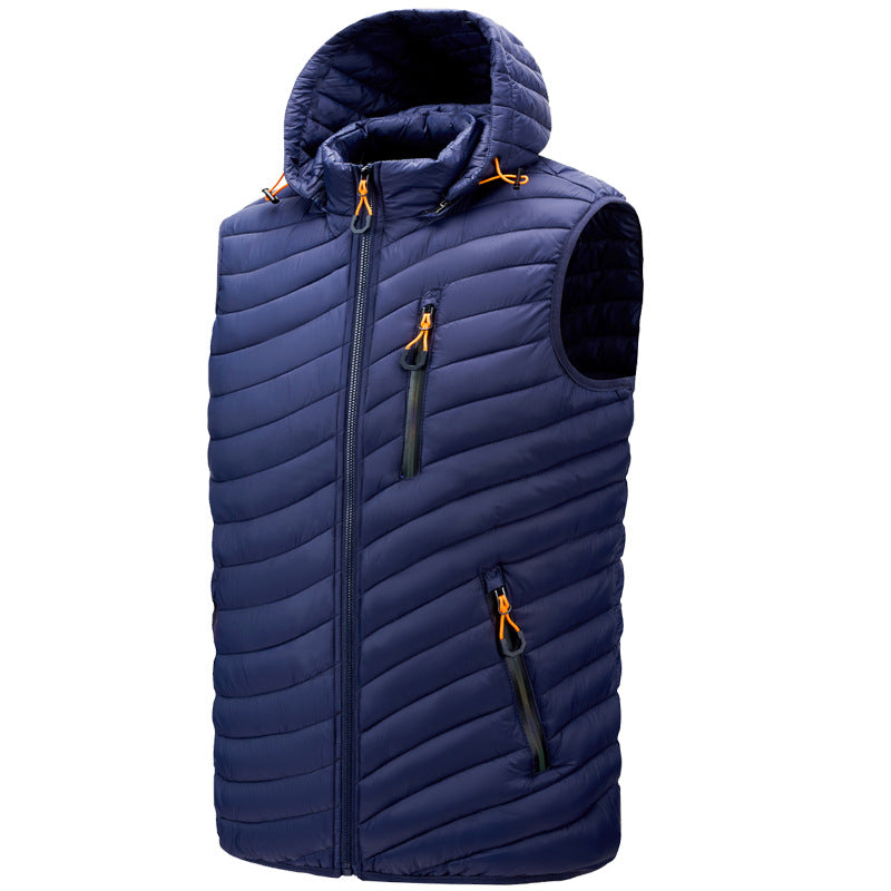Wildking Herren Ultraleichte Thermo-Daunenweste Q3016