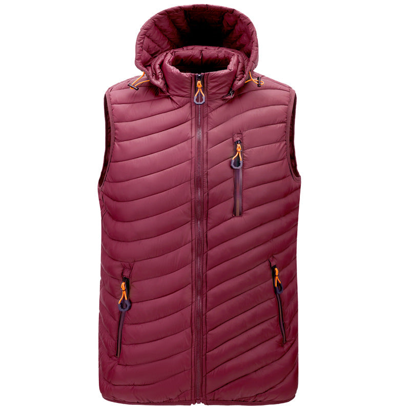 Wildking Herren Ultraleichte Thermo-Daunenweste Q3016