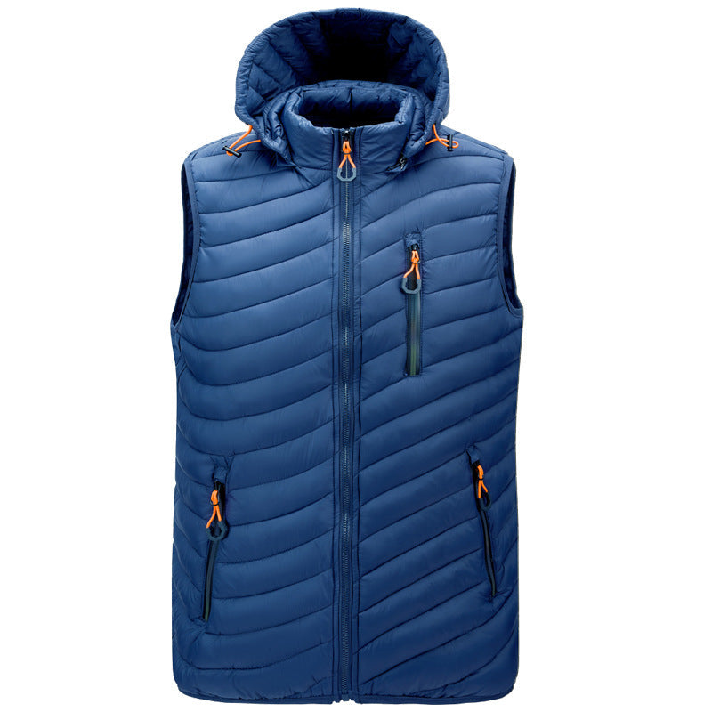 Wildking Herren Ultraleichte Thermo-Daunenweste Q3016