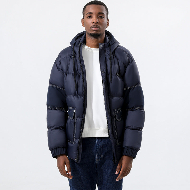 Wildking Herren Samtjacke mit Verdickung und Mehreren Taschen Q3017