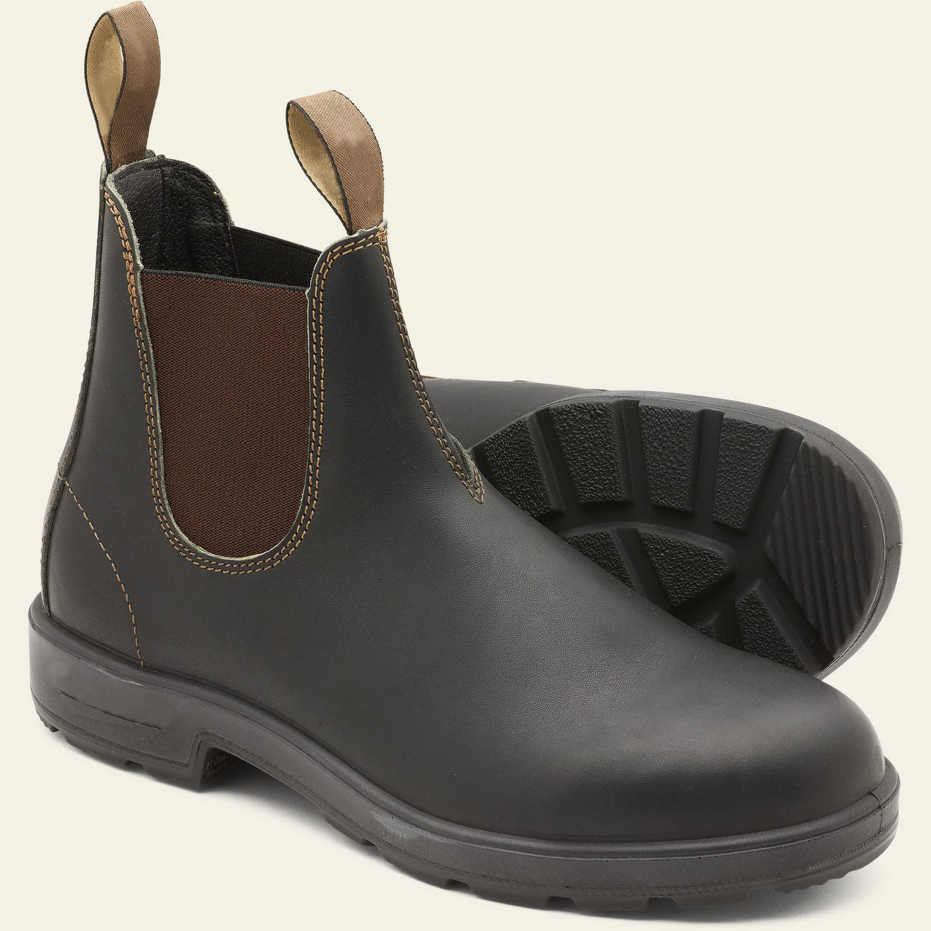 Wildking Herren Wasserdichte Leder Chelsea Boots Vintage Couple Stiefel 6585