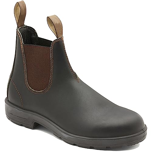 Wildking Herren Wasserdichte Leder Chelsea Boots Vintage Couple Stiefel 6585