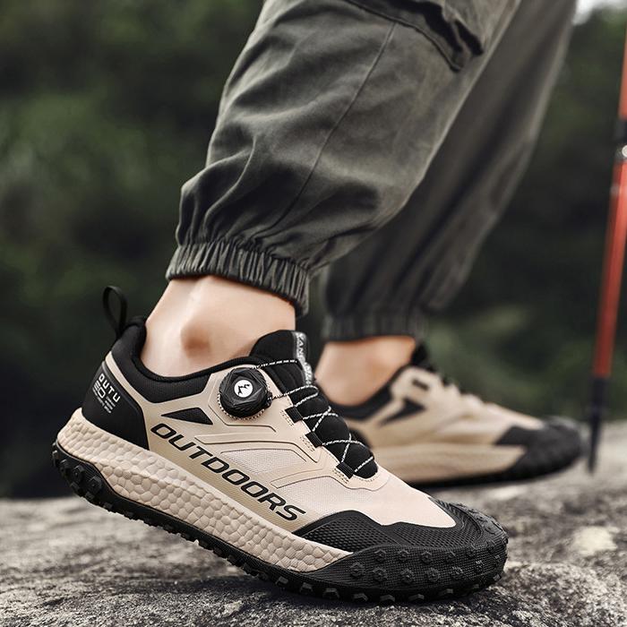 Wildking Herren Wasserdichte Wanderschuhe mit Automatik-Schnalle – Mid-Cut Modell A5001