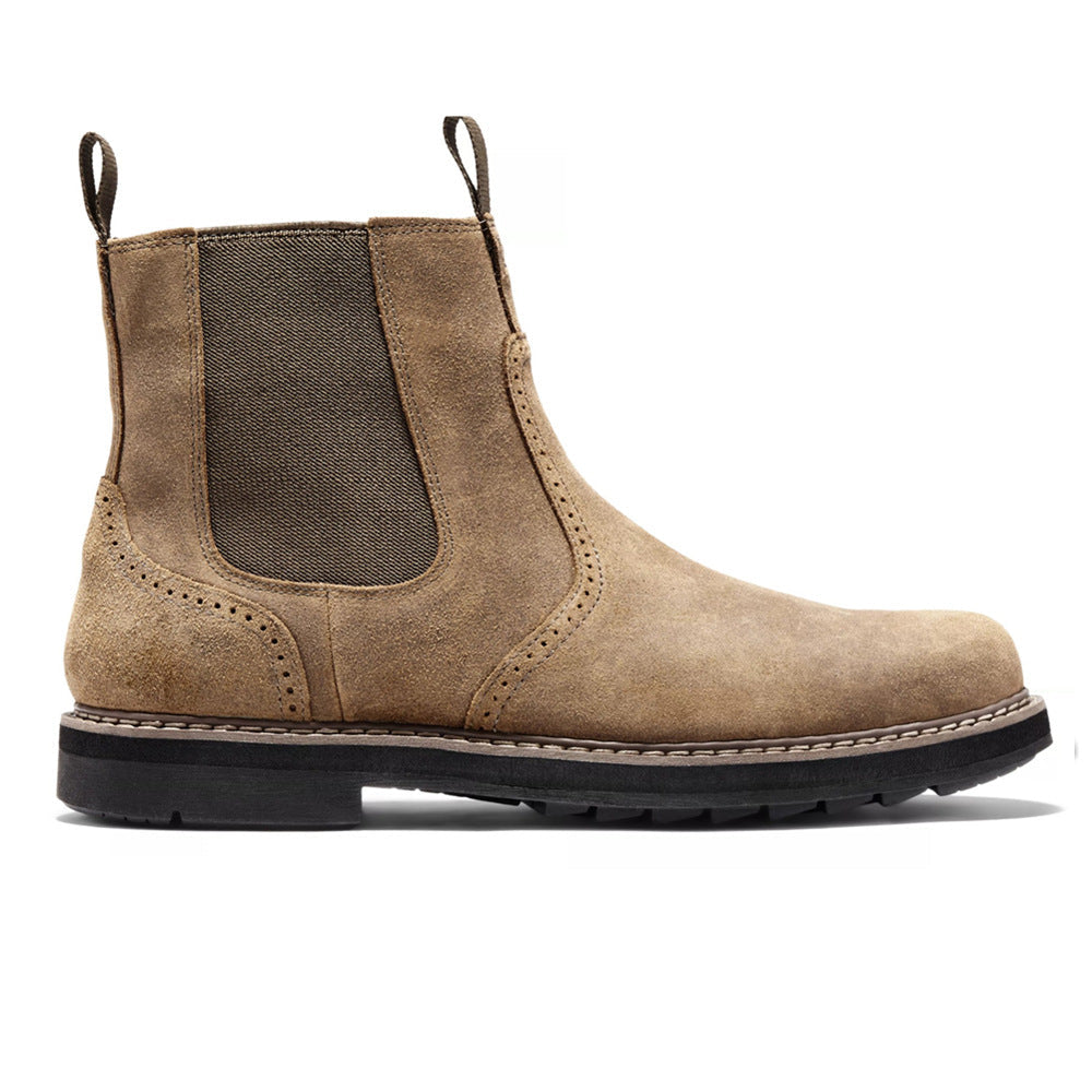 Wildking Herren Mid-Top Leder Arbeits- und Freizeitstiefel 6075 – Robust, komfortabel und vielseitig