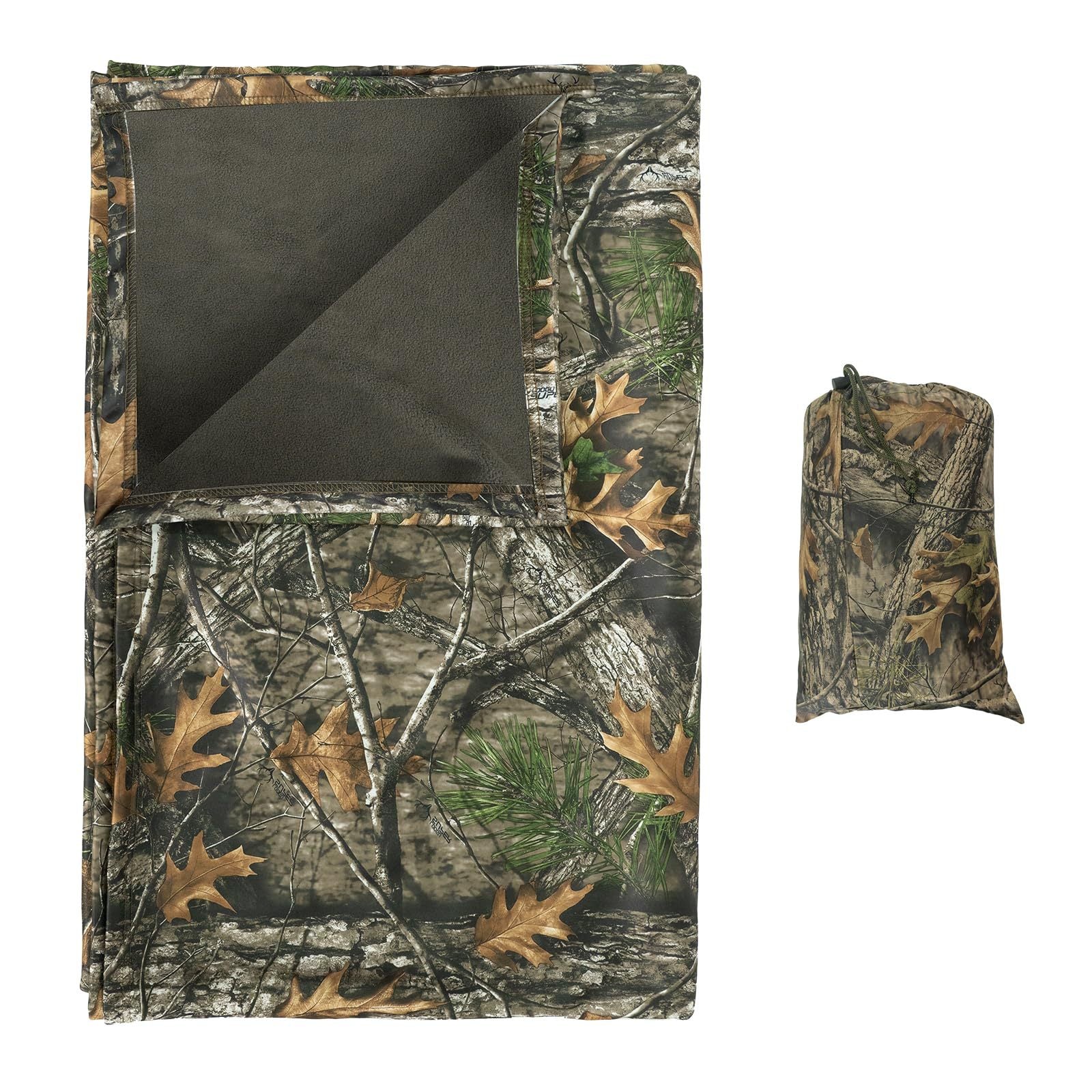 WildKing T11 Outdoor Camouflage Fleecedecke – Dicke, Wärmende Decke für Camping, Jagd & Outdoor