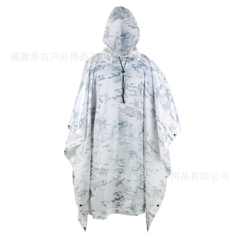 Wildking Taktischer Regenponcho – Camping & Camouflage Cape