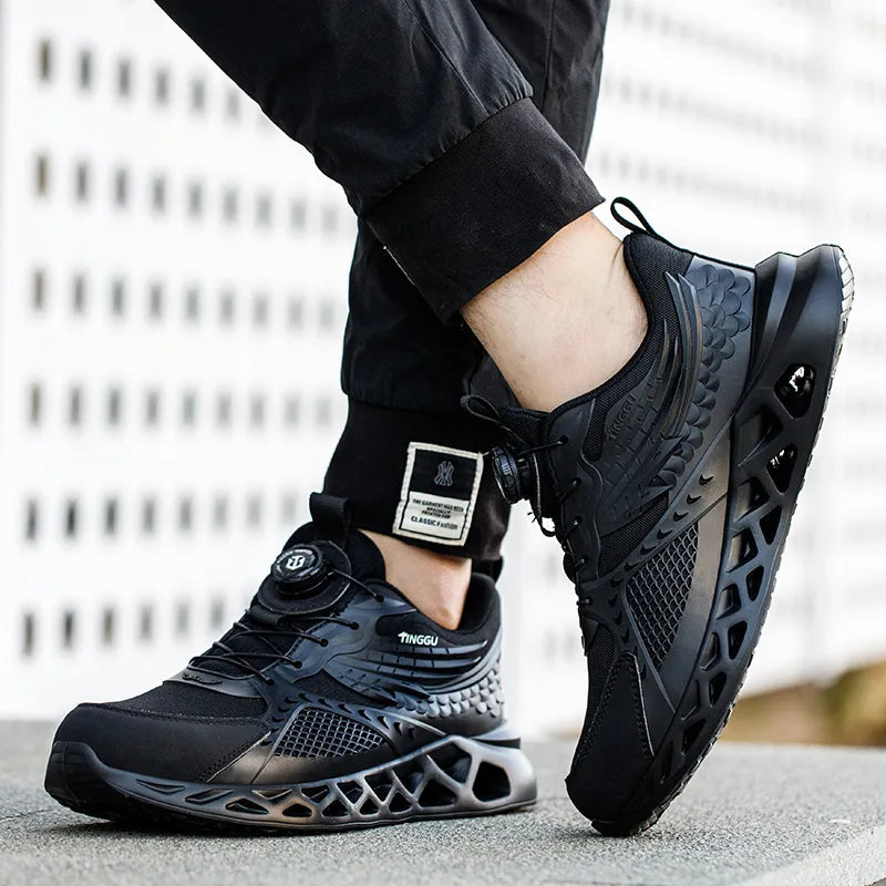 Wildking WING Steel Toe Arbeitsschuhe R034 – Stahlkappe, Elastisch & Unterstützend mit Drehverschluss