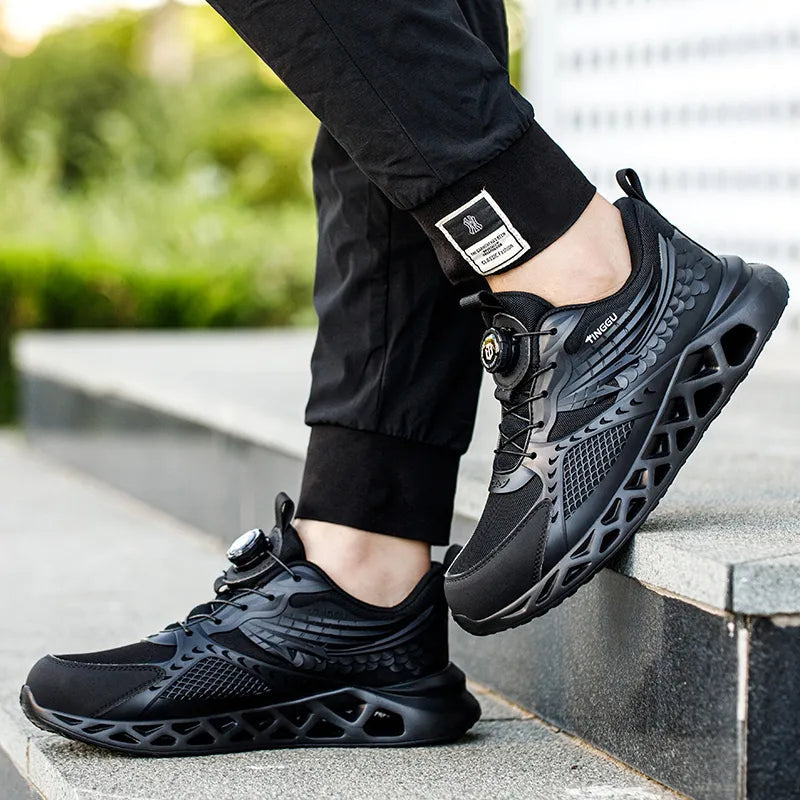 Wildking WING Steel Toe Arbeitsschuhe R034 – Stahlkappe, Elastisch & Unterstützend mit Drehverschluss